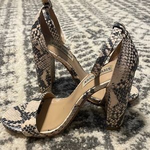 Steve Madden Strap heels.